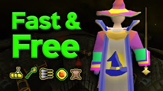 Fast amp Free Ways To 99 Magic OSRS [upl. by Arihday]