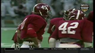 1980 Sugar Bowl  6 Arkansas vs 1 Alabama HD [upl. by Nilya222]