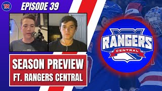 New York Rangers Season Preview with Evan from Rangers Central [upl. by Oznecniv]