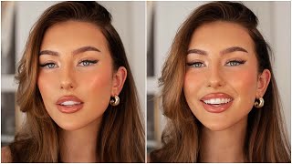 easy natural everyday makeup tutorial using only 10 products 💕 chatty grwm [upl. by Cchaddie]