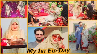 My 1st Eid Day Apni Saas ko Surprise Diya Mother Inlaw ka Birthday Celebrate kiya 🥳 Amber Naz [upl. by Teece]