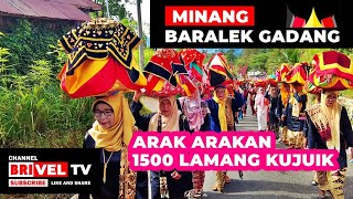 Minang Baralek Gadang Arak Arakan 1500 Lamang Kujuik Nagari Batipuah Ateh [upl. by Alle]