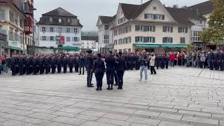 Angelobung Polizei auf dem Marktplatz Dornbirn SD 480p [upl. by Thad]