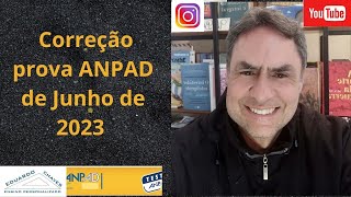 Teste Anpad 2023  Correção integral RLQ Junho 2023 [upl. by Yentruoc]