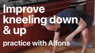 Kneeling down and standing up  Feldenkrais With Alfons [upl. by Stichter]