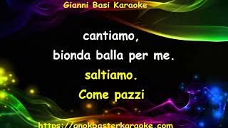 Francesco DAleo Ft Daniele De Martino  Bella Bionda Karaoke [upl. by Ebanreb911]