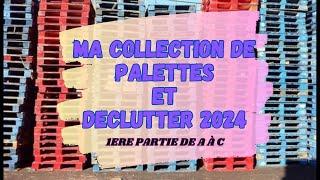 COLLECTION MAKEUP ET DECLUTTER 2024 Palettes Part1 de Ace Beauté à Colour Pop [upl. by Mccandless]