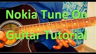 Nokia Tune Guitar Lesson Very Easy  Guitar Tabs Tutorial [upl. by Gambrill]