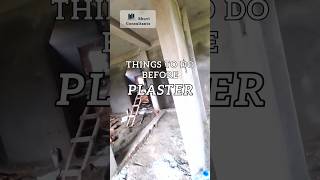 What to do before plaster construction [upl. by Sukey]