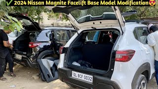 ✅2024 Nissan Magnite Facelift EZshift base Modification✅ Magnite Facelift automatic✅ Magnite visia [upl. by Llerrit]