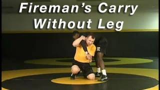 2 on 1 to No Leg Firemans Carry  Cary Kolat Wrestling Moves [upl. by Ula]