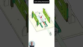 Cam Lifting Mechanism autocad manufacturing machine mechanic 3d engineering solidworks [upl. by Crocker]