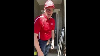 POV Walkthrough on How to Install a Larson Tradewinds Storm Door [upl. by Ettezus]