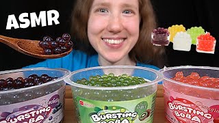 ASMR POPPING BOBA 🍡 MUKBANG No Talking EATING SOUNDS [upl. by Jacquenette]