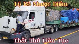 XE ĐẦU KÉO MỸ KHÔNG PHÙ HỢP KÉO HÀNG NẶNG QUA ĐÈO LỘ RÕ NHƯỢC ĐIỂM [upl. by Tarrah195]