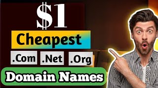 🔥🔥🔥 Best Website To Buy Cheapest Domain Names [upl. by Boleslaw]