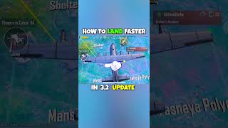 How to land fast in 3 2 update bgmi tipsandtricks viralshorts [upl. by Briano851]