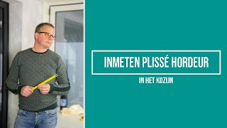 Inmeten plissé hordeur in het kozijn [upl. by Geri]