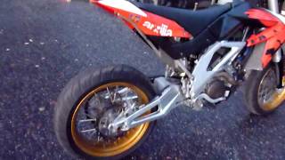 Aprilia SXV 550 Silmoto exhaustmov [upl. by Aulea117]