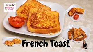 French Toast  Savoury amp Sweet French Toast Recipe  French Toast with a difference  sharon [upl. by Hseham]