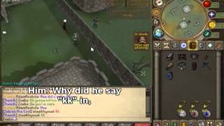 Runescape AntiLure with Skype Reaction HALARIOUS  Kid cries over a ZGS  Zoebz [upl. by Ifar689]