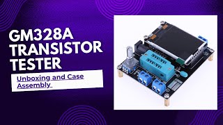 Soldered GM328A Transistor Tester （Black English Version Assembled）unboxing and case assembly [upl. by Muire810]