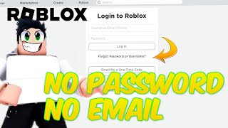 How To Reset Your Roblox Password Without Email 2023  Get Your Roblox Account Back Working [upl. by Styles]