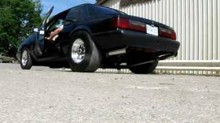 1989 Mustang Coupe 347 YSI blown R block [upl. by Feil]