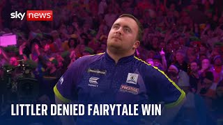 Luke Littler denied fairytale win in World Darts Championship final [upl. by Windsor]