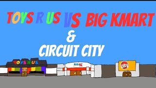 Toys R Us Vs big Kmart amp circuit city The Ending is so sad 😭 [upl. by Chaddy931]