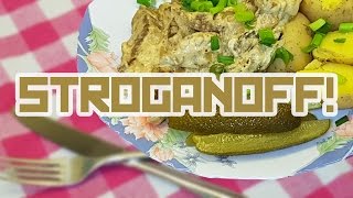 STROGANOFF for one  Cooking with Boris [upl. by Duane]