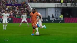 PES 2021 Gameplay  Hongarije  Nederland  Nations League 2024 [upl. by Arlana]