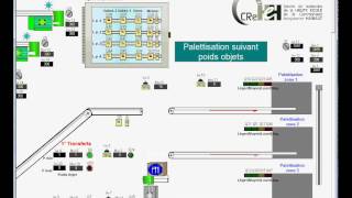 Palettisation de caisses [upl. by Cis296]