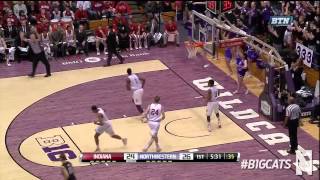 Northwestern Basketball vs Indiana Highlights [upl. by Brinkema]