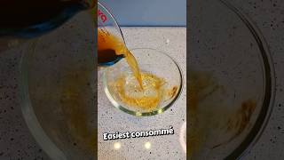 The easiest and cheapest consomme cooking recipe kitchenhack [upl. by Libnah]