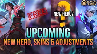 HOK Upcoming New hero skins amp Current version adjustments  Honor of Kings [upl. by Atiken]