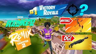 Fortnite Chapter 2 Remix Ranked  High Kill Controller Gameplay [upl. by Kcirdderf]