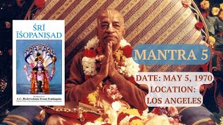 Sri Isopanisad Mantra 5 ShrilaPrabhupadaShortLectures prabhupada lecture isopanishad [upl. by Eniloj476]