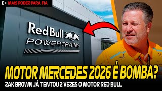 MCLAREN ATRÁS DE MOTOR RED BULL E LEVANTA QUESTIONAMENTO SOBRE MOTOR MERCEDES  ZAK BROWN PISTOLA [upl. by Niamert]