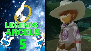 Lets Play Pokemon Legends Arceus Part 5  The Warden and the Flute [upl. by Sutherlan239]