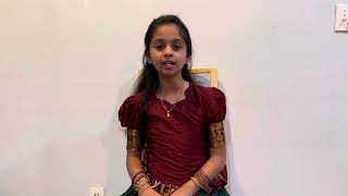 Sumanasa Vandita Sundari Madhavi  Ashta Lakshmi Stotram  PlayingKidsSlusha [upl. by Attolrahc]