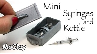 How to make a set of syringes and miniature kettle  Graduation gift [upl. by Oiredised]