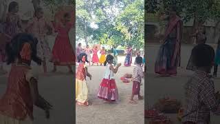 Batukamma 2024govt school batukamma celebration [upl. by Burris]