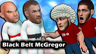 Conor showing Khabib his black belt [upl. by Benton80]