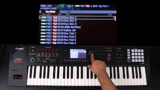 Roland FA0608  Advanced Layers and Splits Part 1 [upl. by Ynottirb]