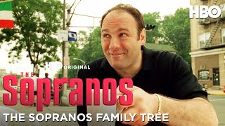 The Sopranos Family Tree  The Sopranos  HBO [upl. by Verene730]