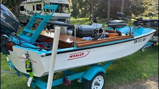 Episode 8 Restored Boston Whaler boat tour [upl. by Evyn]