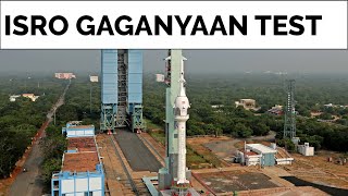 ISRO Stops Launch After Engine Fire  Gaganyaan TVD1 test flight [upl. by Llaccm673]