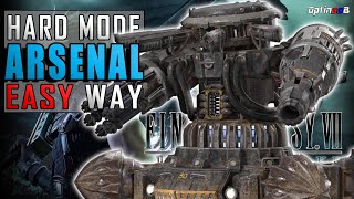 FF7R  EASY WAY to defeat ARSENAL on HARD mode [upl. by Ulita998]