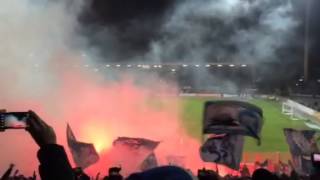 Asozialer Karlsruher SC Pyro gegen Darmstadt 98 [upl. by Medina9]